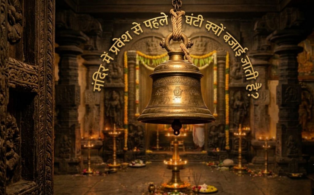 मंदिर में प्रवेश से पहले घंटी क्यों बजाई जाती है?
