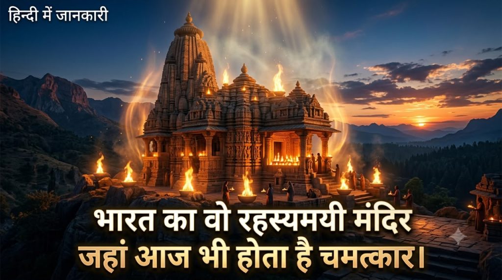 भारत का रहस्यमयी मंदिर जहां आज भी जलती है ज्योति