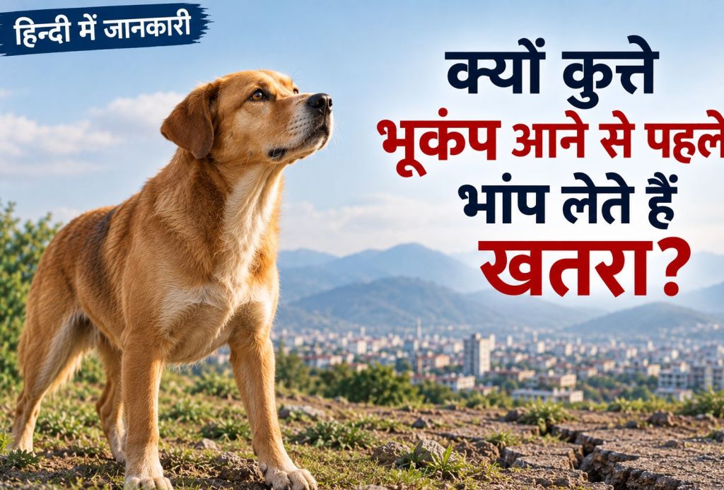 क्यों कुत्ते भूकंप आने से पहले भांप लेते हैं खतरा – हिन्दी में जानकारी